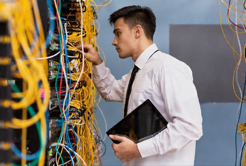 Professional design meets unplanned chaos. This is what happens when IT, M&E, and furniture don't talk.